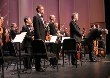 This photo is from the closing night of the 2014 Bach Festival.