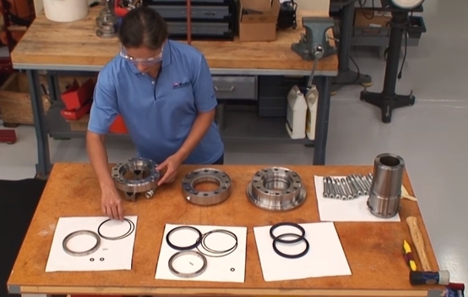 A new video shows how easy it is to assemble a high pressure washpipe assembly that uses our stacked housing arrangement and patent-pending floating metal backup rings. The backup rings allow the rotary seals to achieve their full high pressure potential by minimizing extrusion gap clearance.