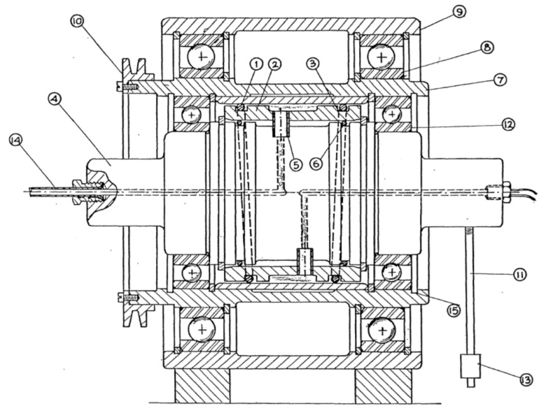 1970 Master’s Thesis — Fixture for rotary testing of slanted O-rings.