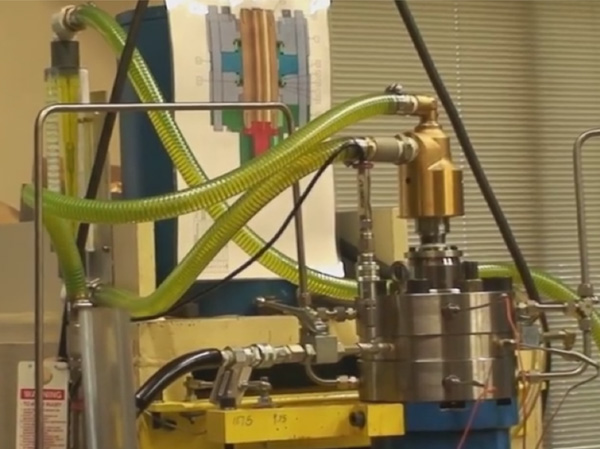 In this photo, a pair of Kalsi Seals are being tested at 7,500 and 330 rpm for 1,000 hours