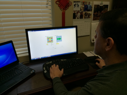 In this photo, a KVAP 4.0 user is selecting a valve and actuator combination to begin a new analysis.