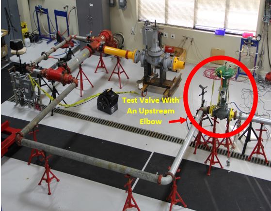 Figure 1 - Flow-Loop testing at KEI included nearly 500 tests to determine the effect of critical flow parameters, flow direction and piping configuration on different valves.