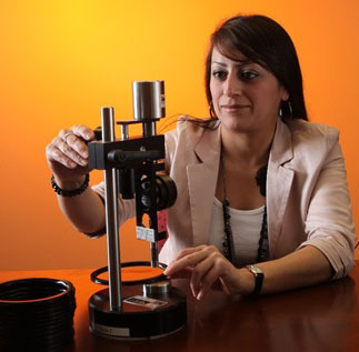 Production personnel thoroughly inspect our rotary shaft seals before accepting them into inventory.