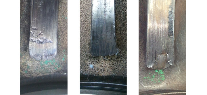 Figure 3: Guide-Rib Damage Due to Valve Closing under High Energy Line Break Conditions