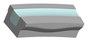 Figure 3 — The air-side cement pump seal is a Filled Seal. It has hydrodynamic waves that lubricate its dynamic interface with the rotating pump shaft, reducing friction and seal generated heat. A soft energizer reduces lip load against the pump shaft, further reducing friction and heat.